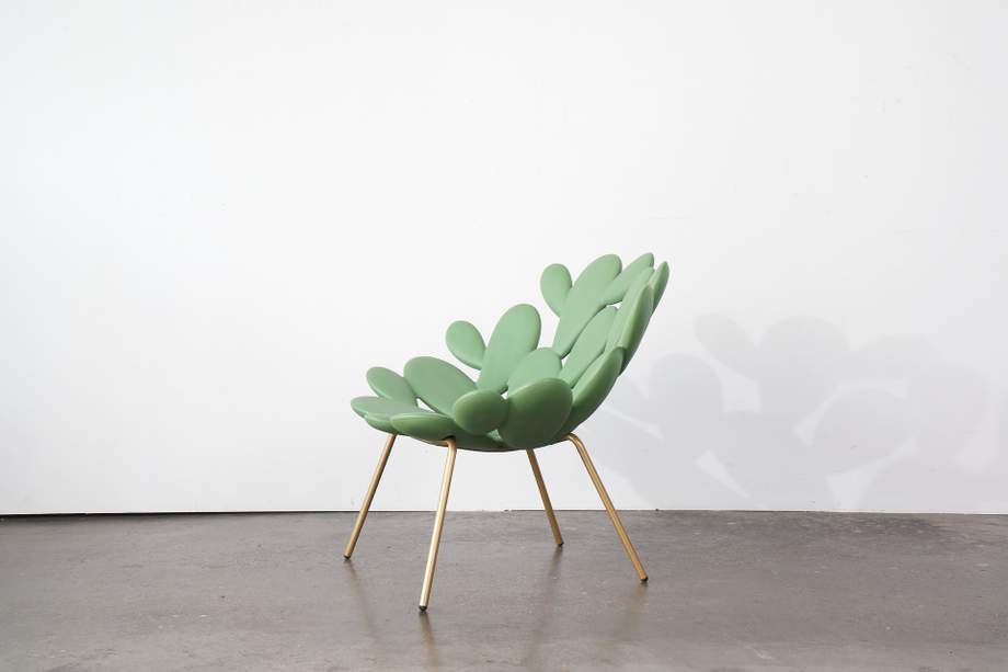 Qeeboo Filicudi Brass Armchair