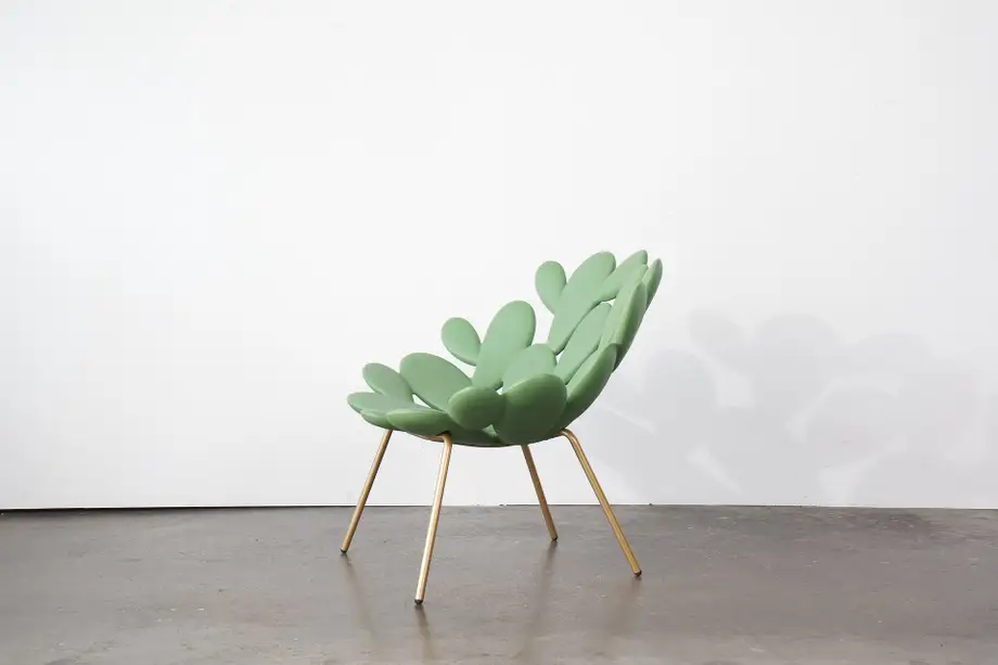 Qeeboo Filicudi Brass Armchair