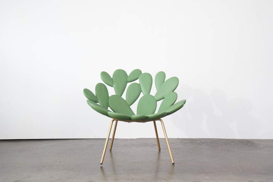 Qeeboo Filicudi Brass Armchair