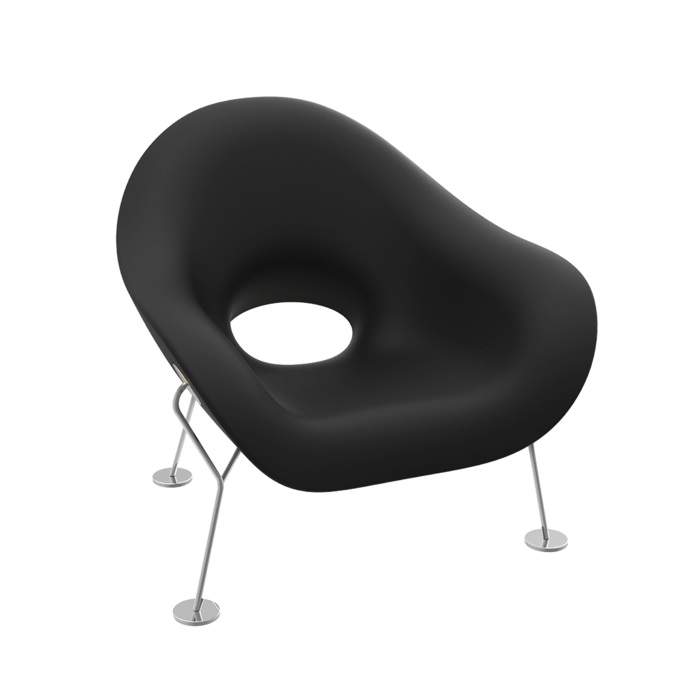 Qeeboo Pupa Armchair Brass Base Indoor