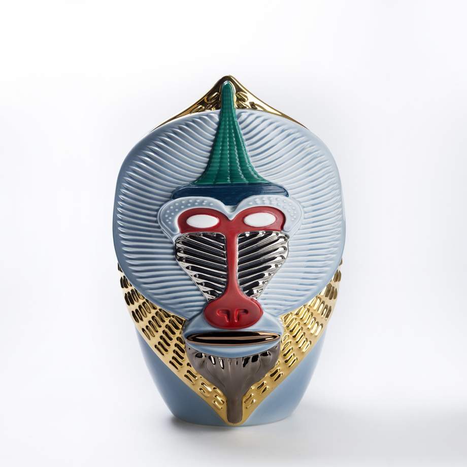 Bosa Primates Mandrillus Vase
