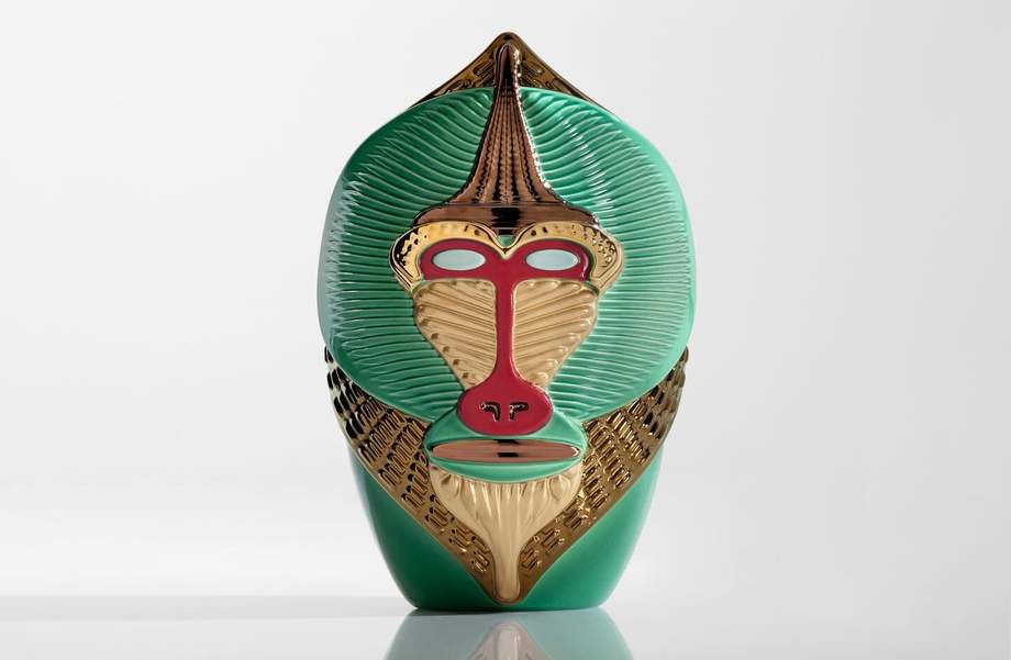 Bosa Primates Mandrillus Vase
