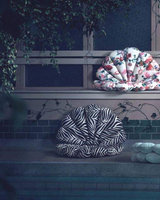 Garden Glory Shell Cushion