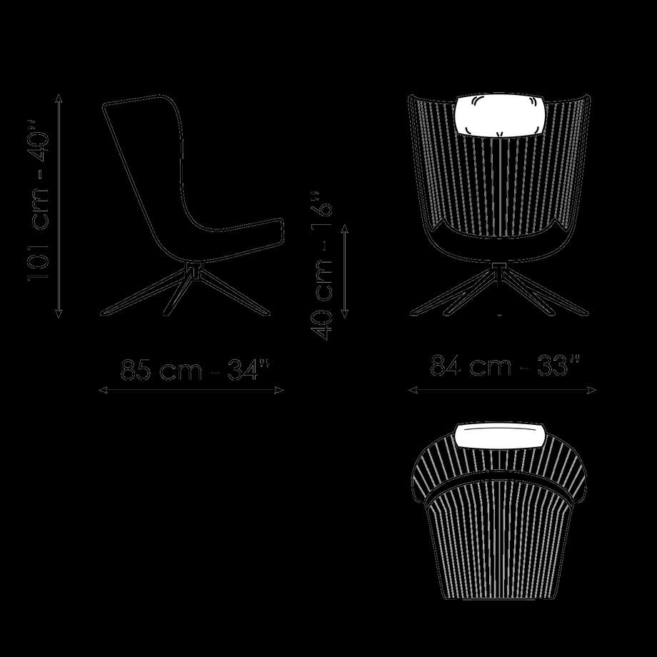 Bonaldo Colibri Armchair