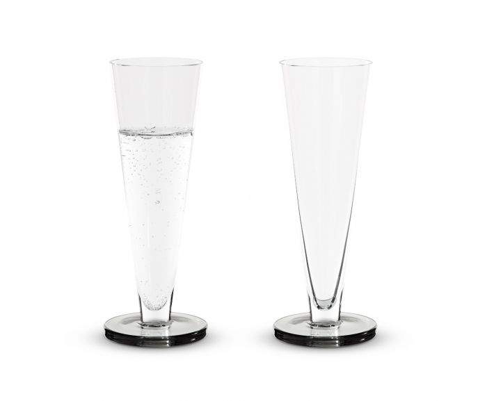 Tom Dixon Puck Flute Glasses x2
