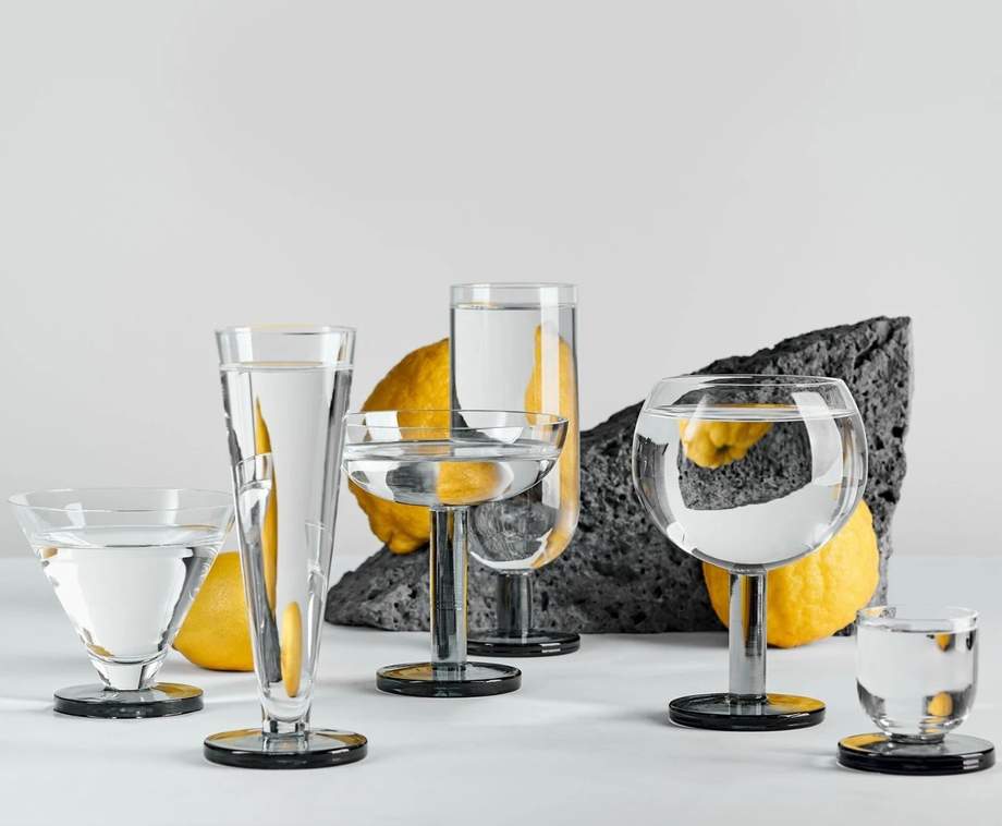 Tom Dixon Puck Flute Glasses x2