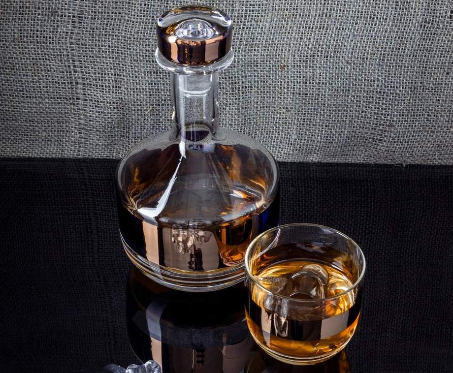 Tom Dixon Tank Whiskey Decanter Copper