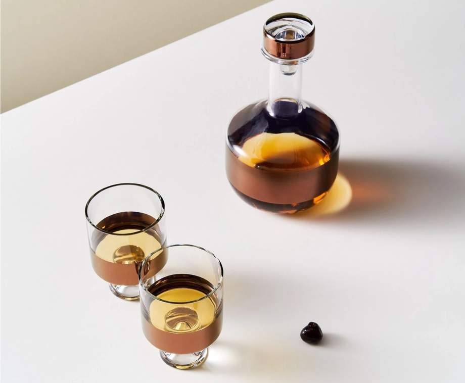 Tom Dixon Tank Whiskey Decanter Copper
