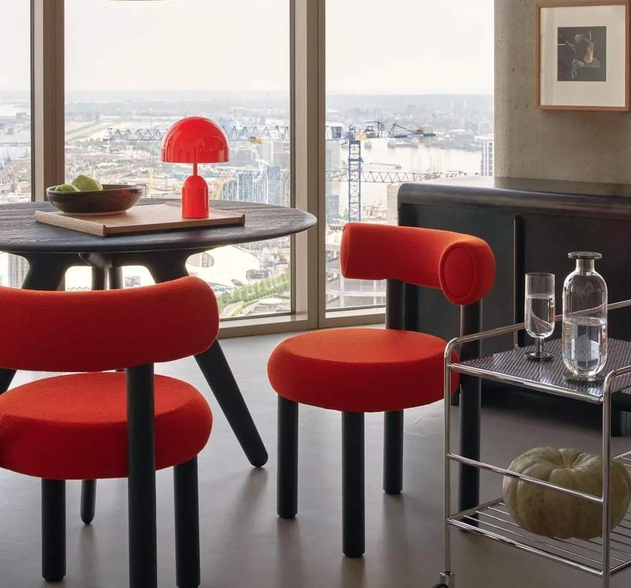 Tom Dixon Fat Dining Chair Steel