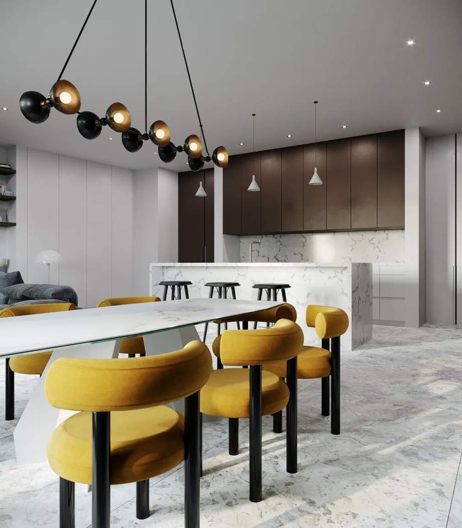 Tom Dixon Fat Dining Chair Steel