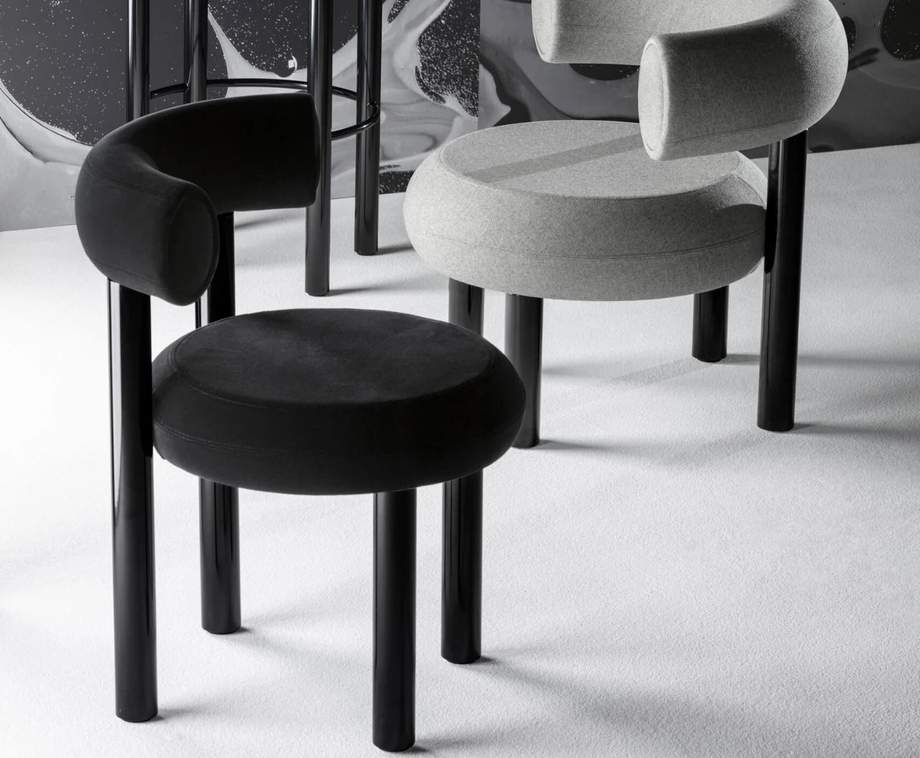 Tom Dixon Fat Dining Chair Steel