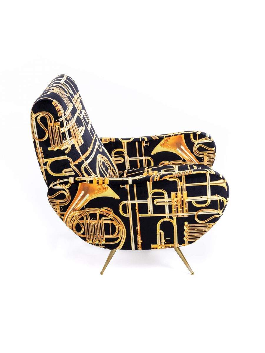 Seletti Toiletpaper Armchair Trumpets