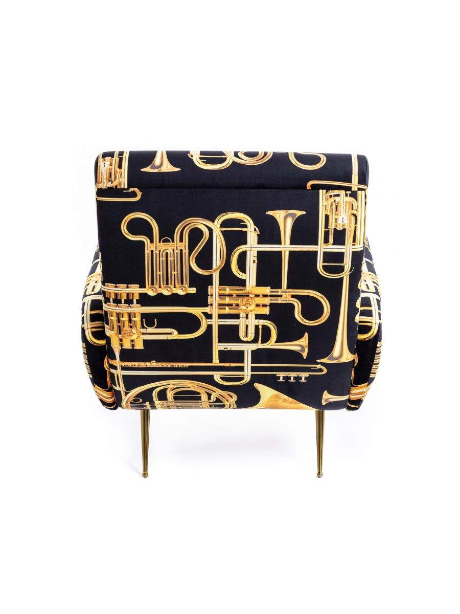 Seletti Toiletpaper Armchair Trumpets