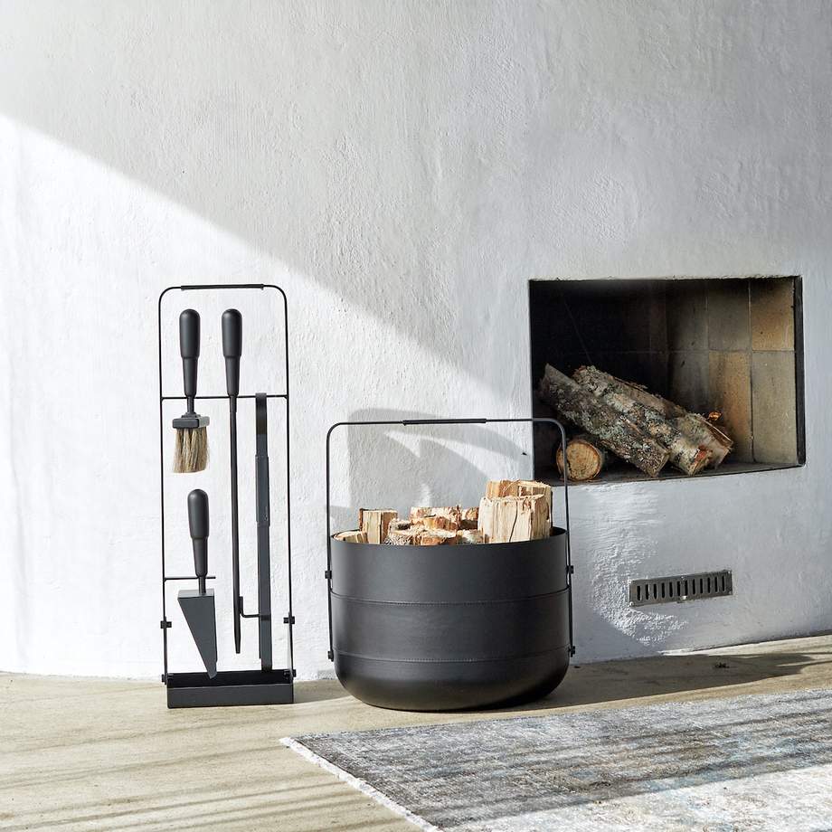 Eldvarm Steel Basket Emma Noir