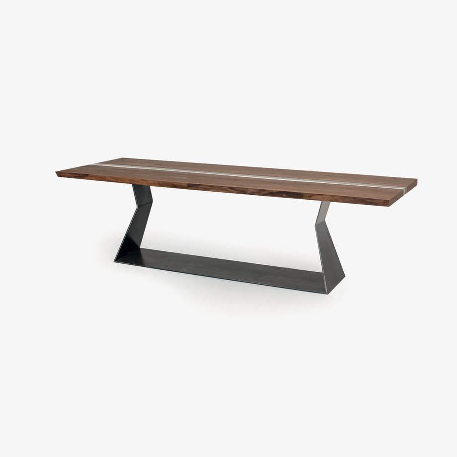Riva1920 Bedrock Plank C Resin Table