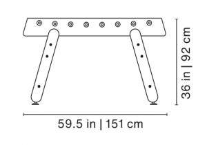 RS Barcelona RS4 Home football table Indoor/Outdoor