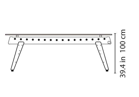 RS Barcelona RS MAX Dining Table Indoor/Outdoor
