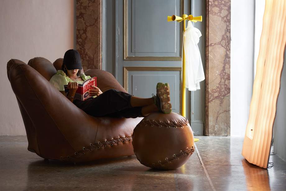 Poltronova Joe Ball Pouf