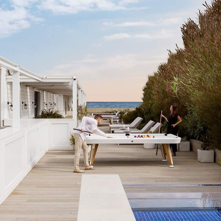 RS Barcelona RS Diagonal Pool Table - Outdoor