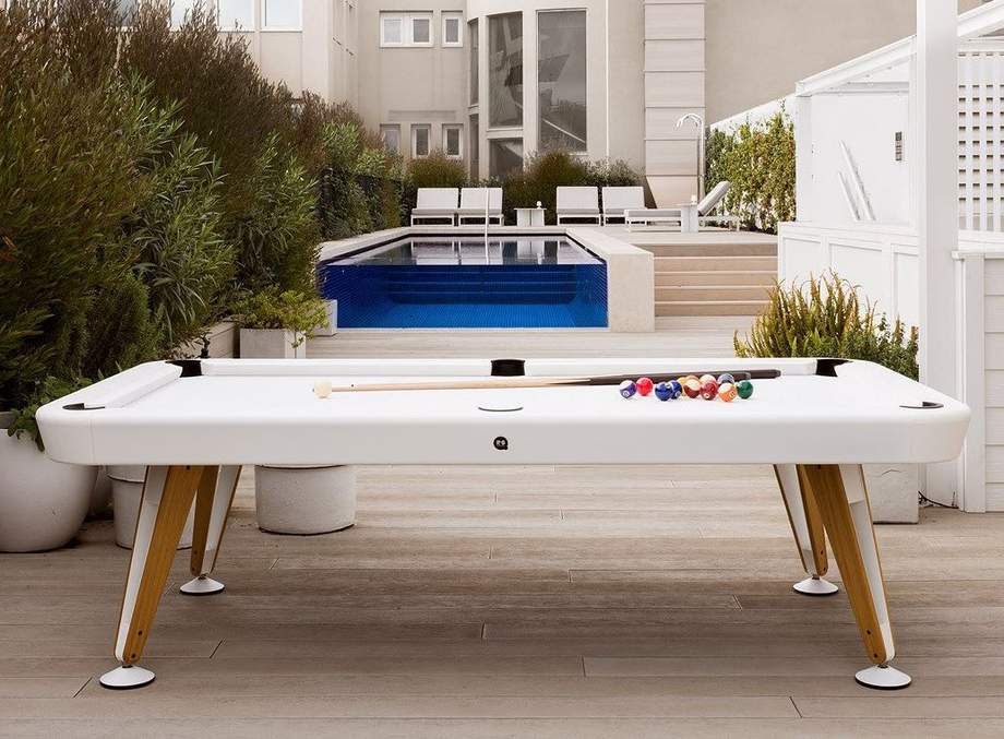 RS Barcelona RS Diagonal Pool Table - Outdoor