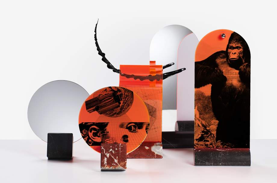 Poltronova Vanitas Small Mirror/Photo Holder