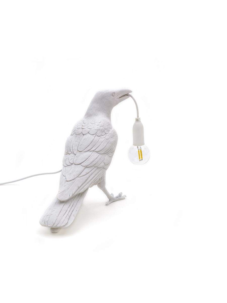 Seletti Bird Lamp White Waiting