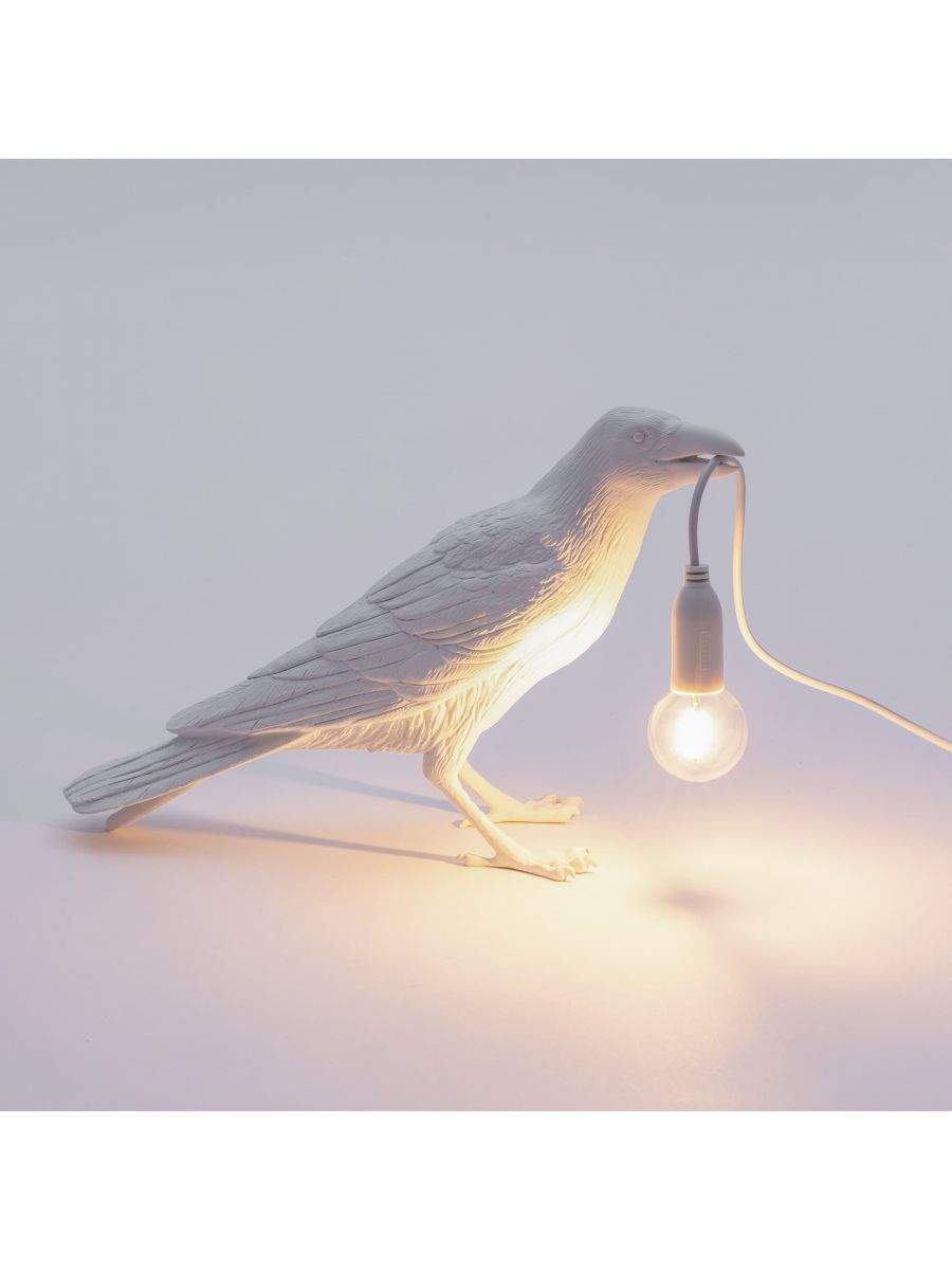 Seletti Bird Lamp White Waiting