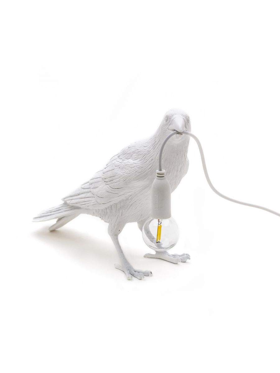 Seletti Bird Lamp White Waiting