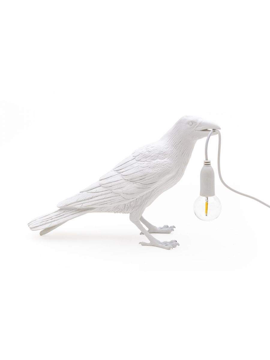 Seletti Bird Lamp White Waiting OUTDOOR