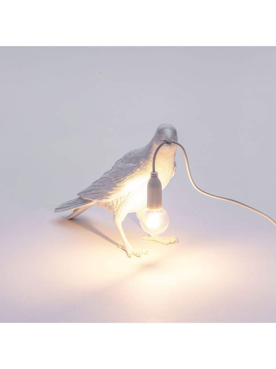 Seletti Bird Lamp White Waiting OUTDOOR