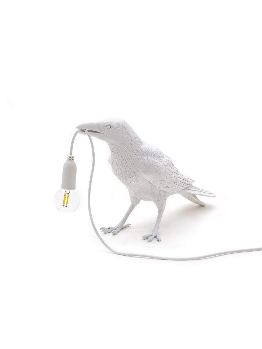 Seletti Bird Lamp White Waiting OUTDOOR