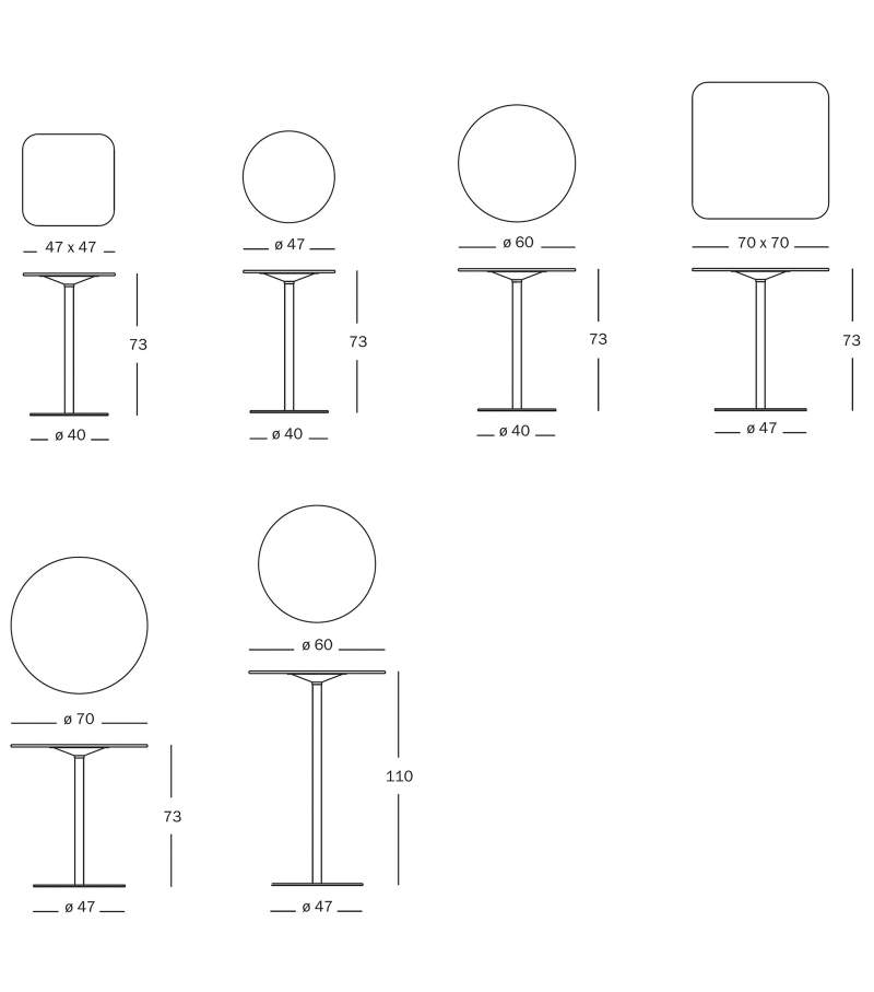 Magis Passe-Partout Bistrot Table