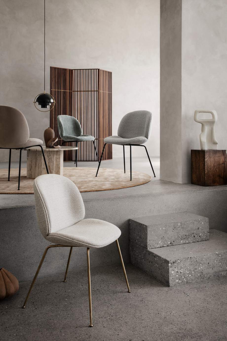 Gubi Beetle Chair Metal Base