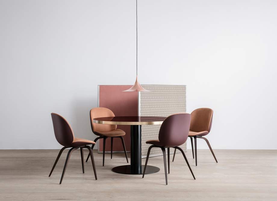 Gubi Beetle Chair Wooden Base