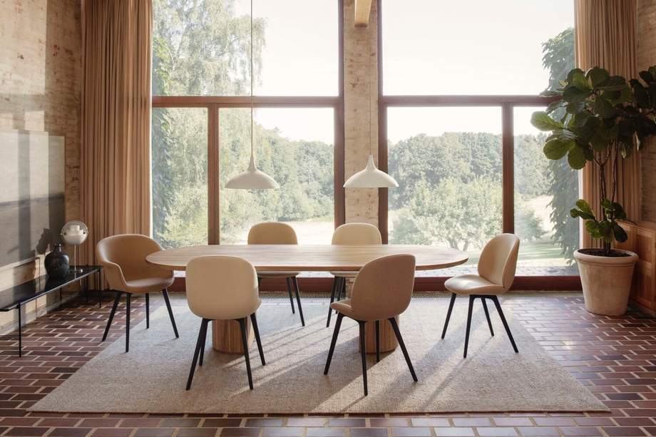 Gubi Beetle Chair Wooden Base
