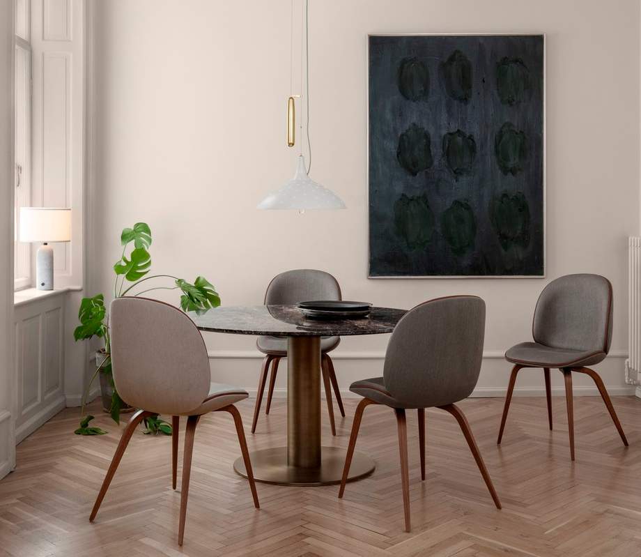 Gubi Beetle Chair Wooden Base