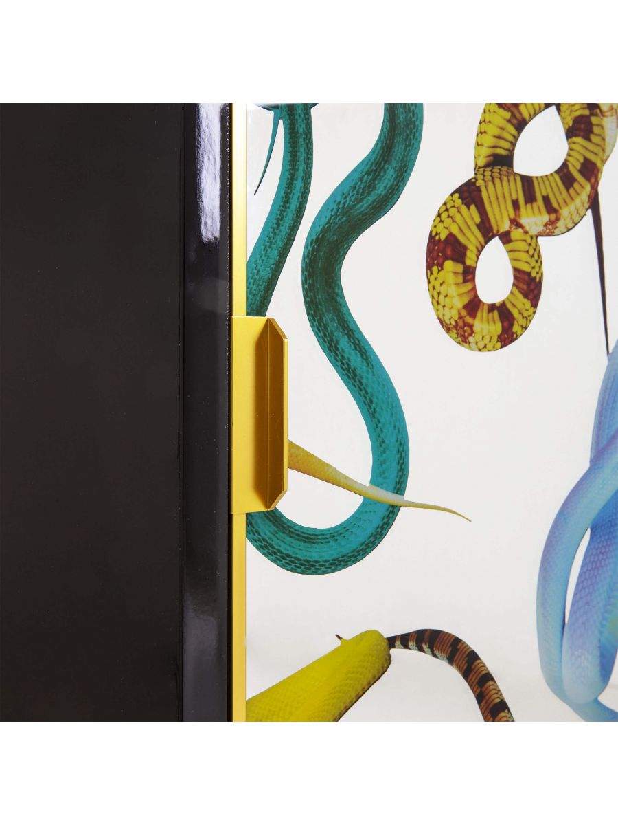 Seletti Toiletpaper Cabinet Sliding Door Snakes