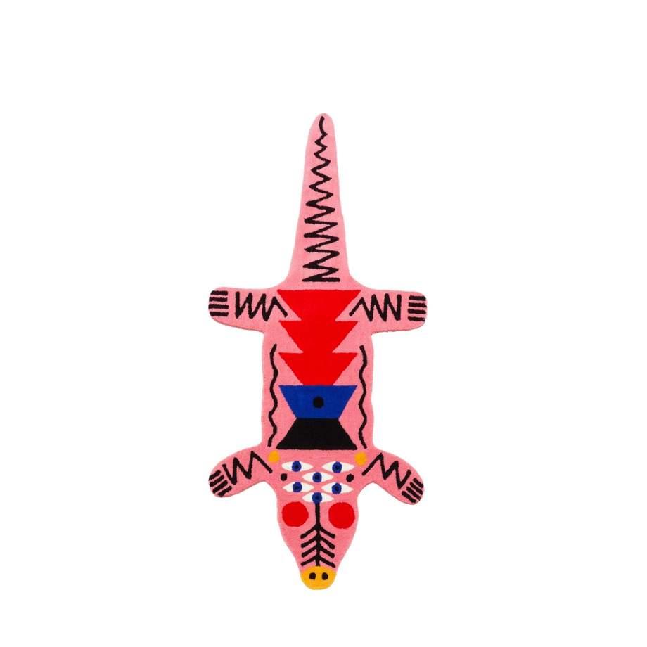 Qeeboo Carpet Oggian Crocopink