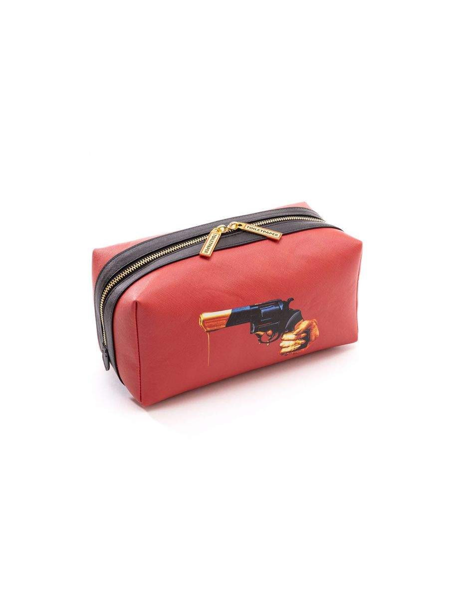 Seletti Toiletpaper Wash Bag Revolver