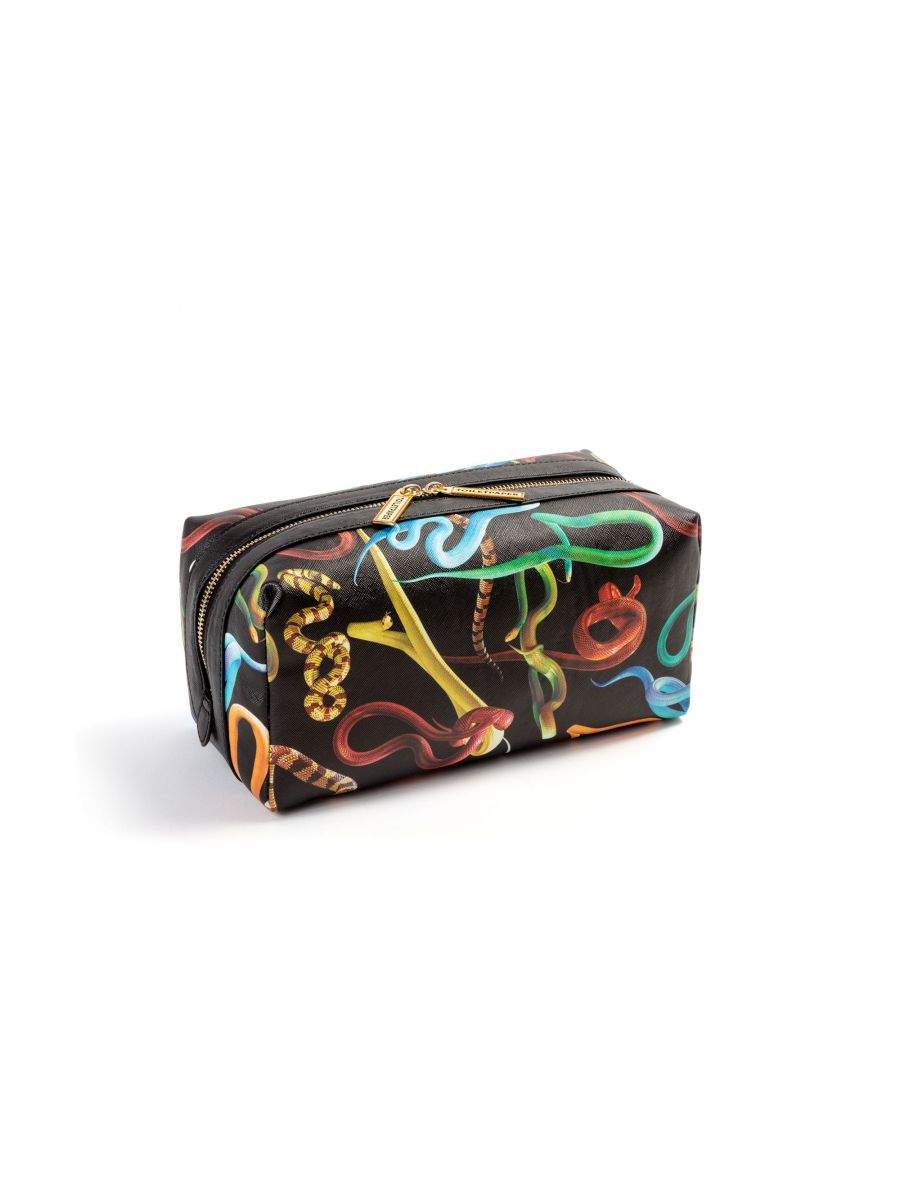 Seletti Toiletpaper Wash Bag Snakes