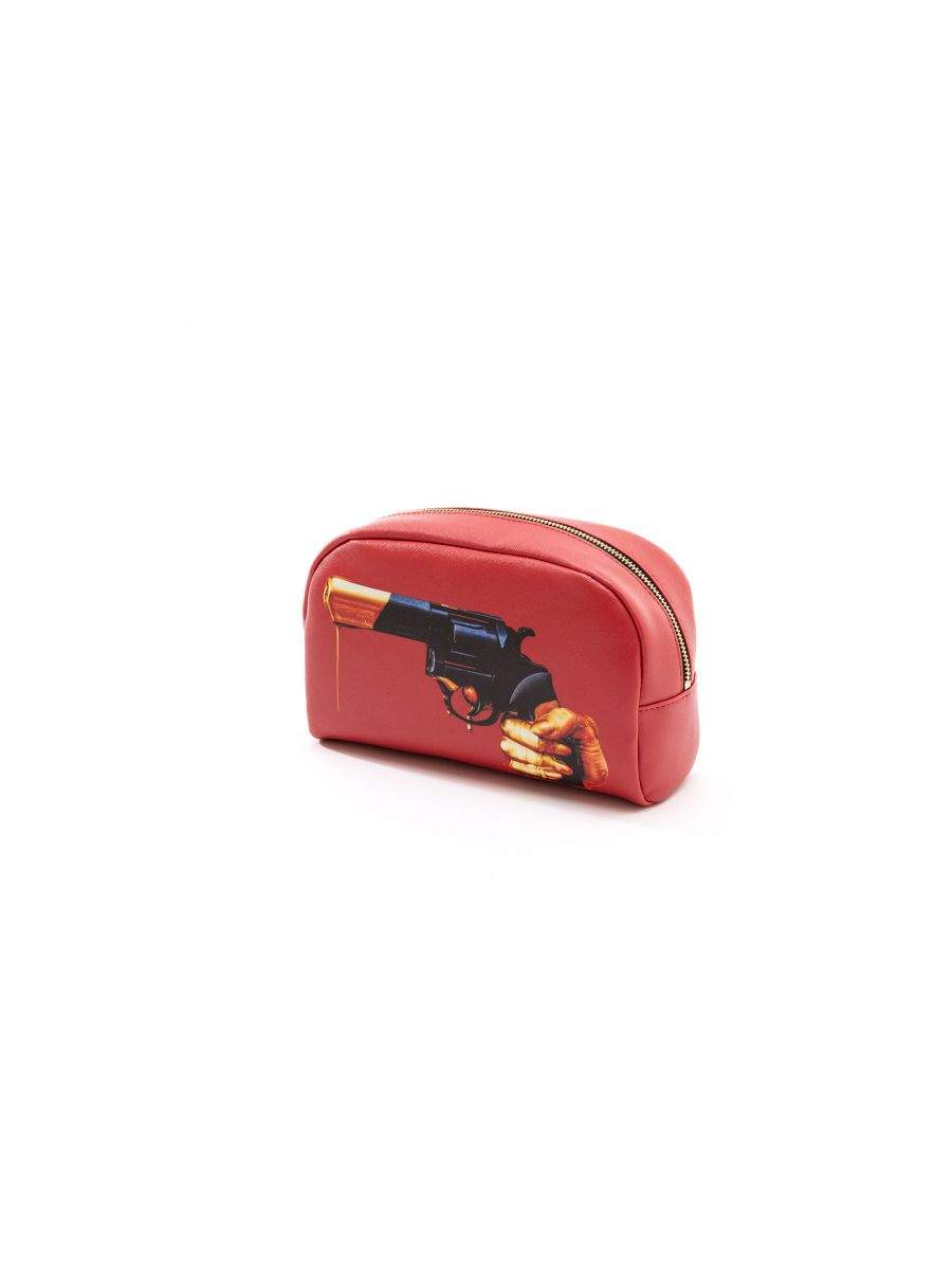 Seletti Toiletpaper Beauty Case Revolver