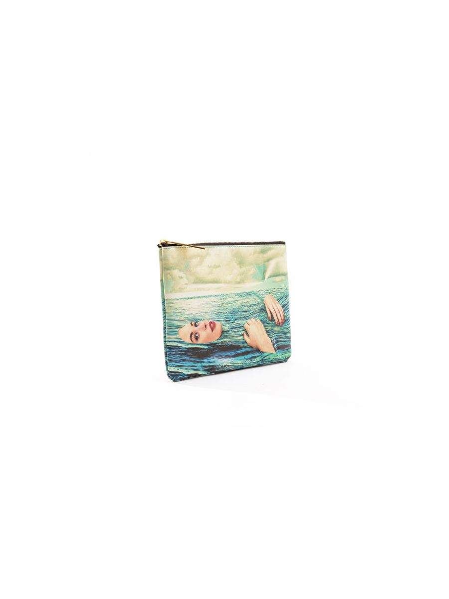 Seletti Toiletpaper Cosmetic Bag Seagirl