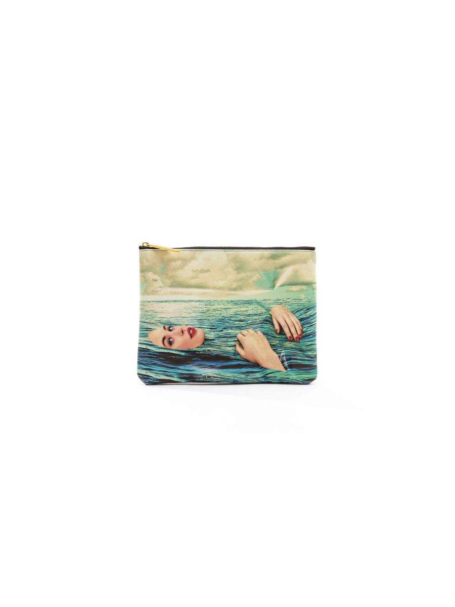 Seletti Toiletpaper Cosmetic Bag Seagirl