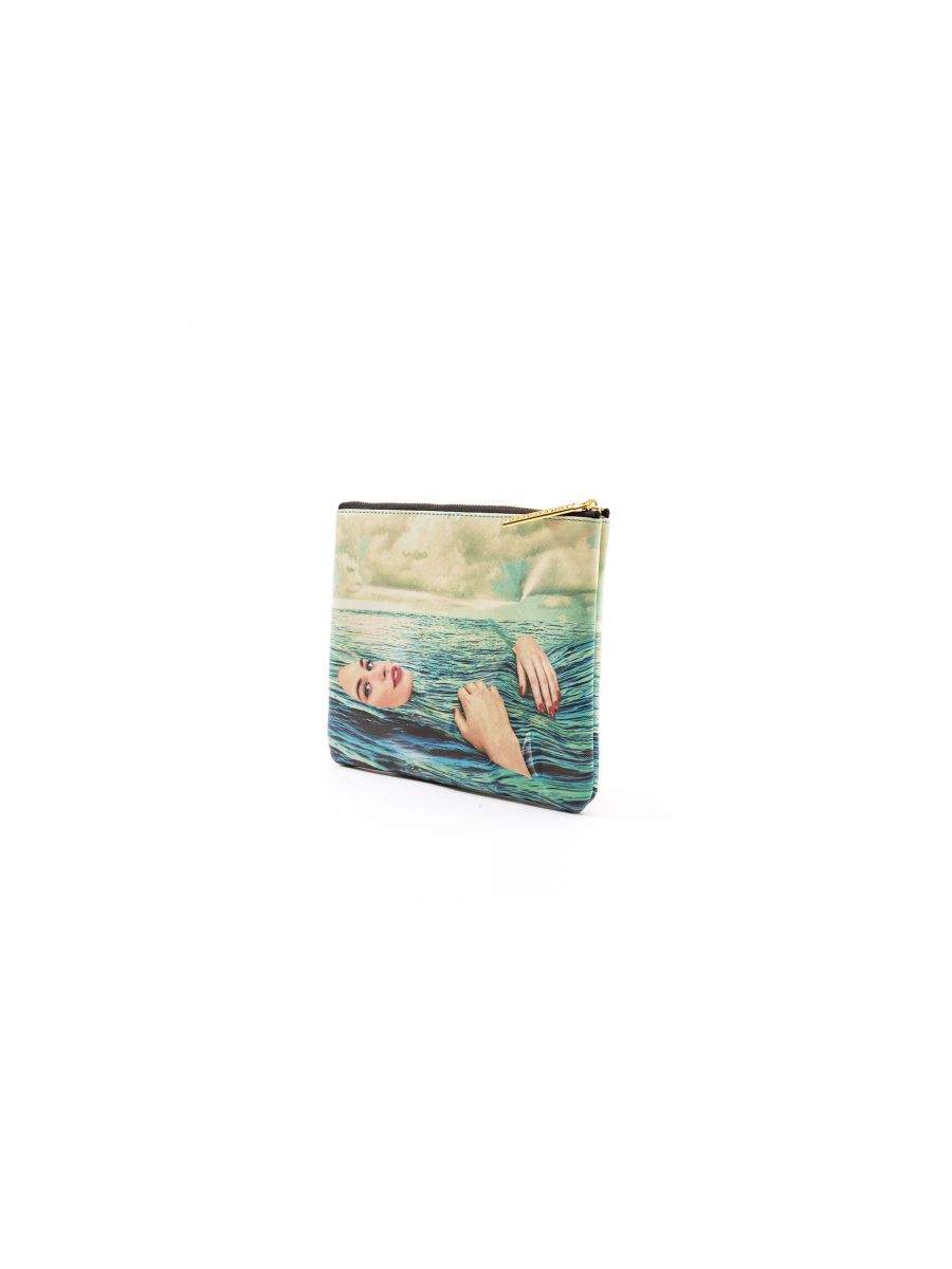 Seletti Toiletpaper Cosmetic Bag Seagirl