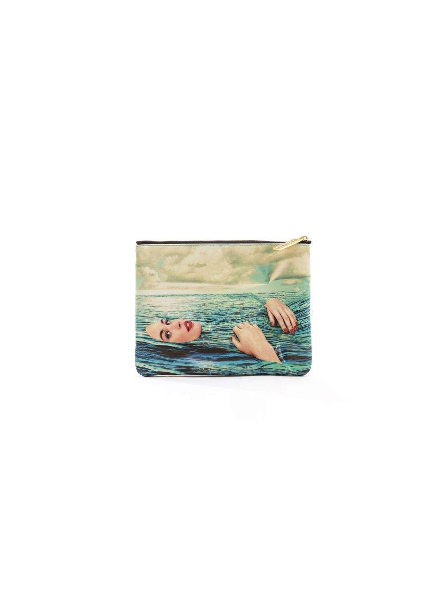 Seletti Toiletpaper Cosmetic Bag Seagirl