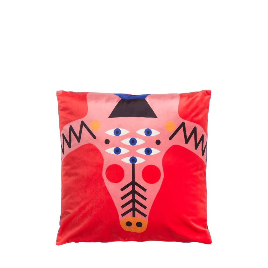 Qeeboo Cushion Oggian Crocopink