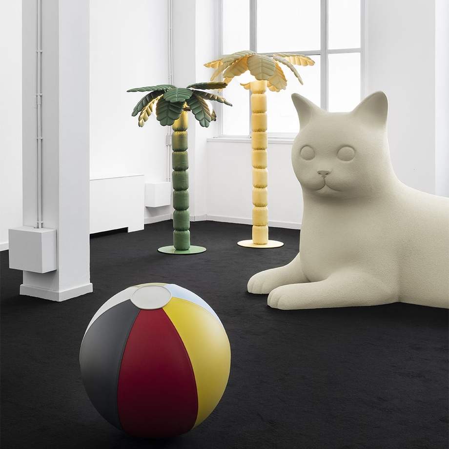 Pet Therapy Project - Palm Beach Padded Standing Lamp