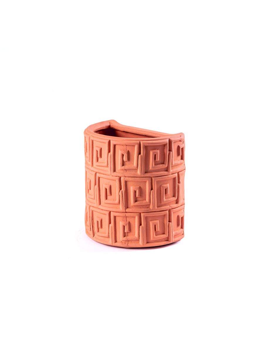 Seletti Magna Graecia Terracotta Wall Vase Greche