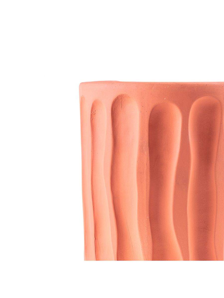 Seletti Magna Graecia Terracotta Wall Vase Dorico