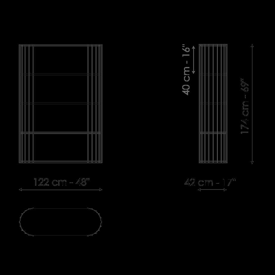 Bonaldo Arpa Bookcase